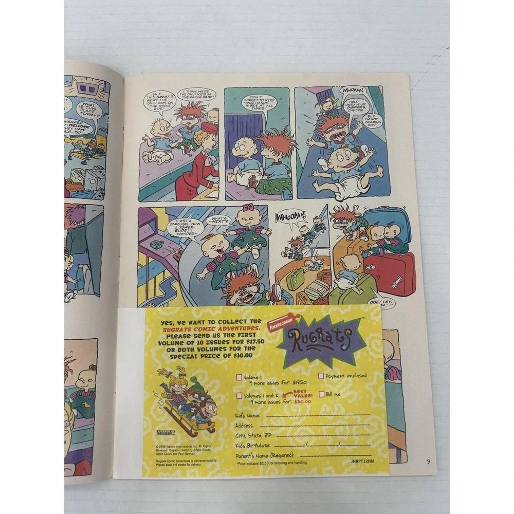 Rugrats Comic Adventures Vol. 1 #1 (1997) Nickelodeon – Vintage First Issue